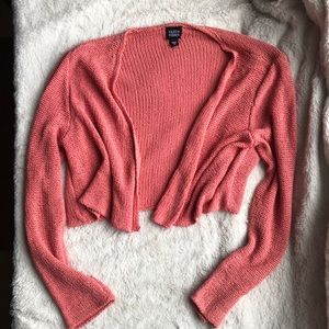 Eileen Fisher cropped cardigan #100 silk